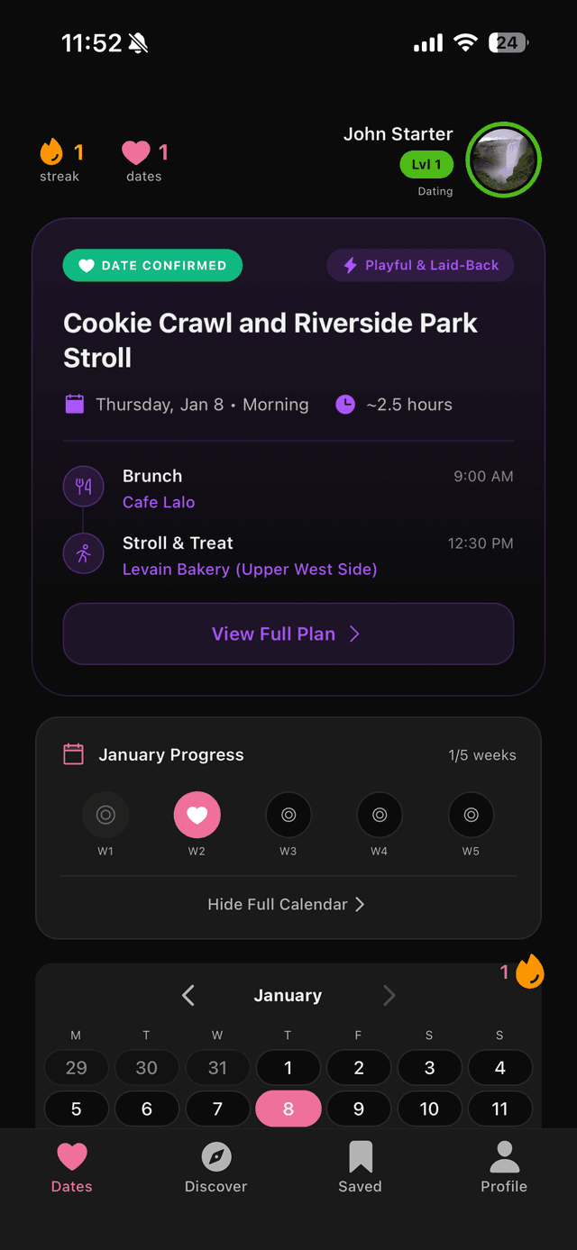 D8Nite app screenshot